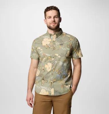 Columbia Men's Rapid Rivers Printed Short Sleeve Shirt Tall- Product Image