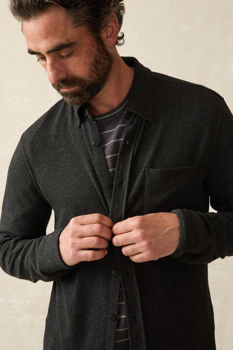 Legend™ Sweater Shirt (Single Pocket) - Heathered Black Twill Product Image