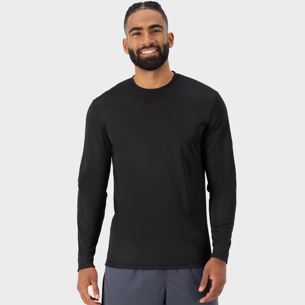 Hanes Sport Cool DRI Mens Performance Long Sleeve T-Shirt, Value 2-Pack White S Product Image