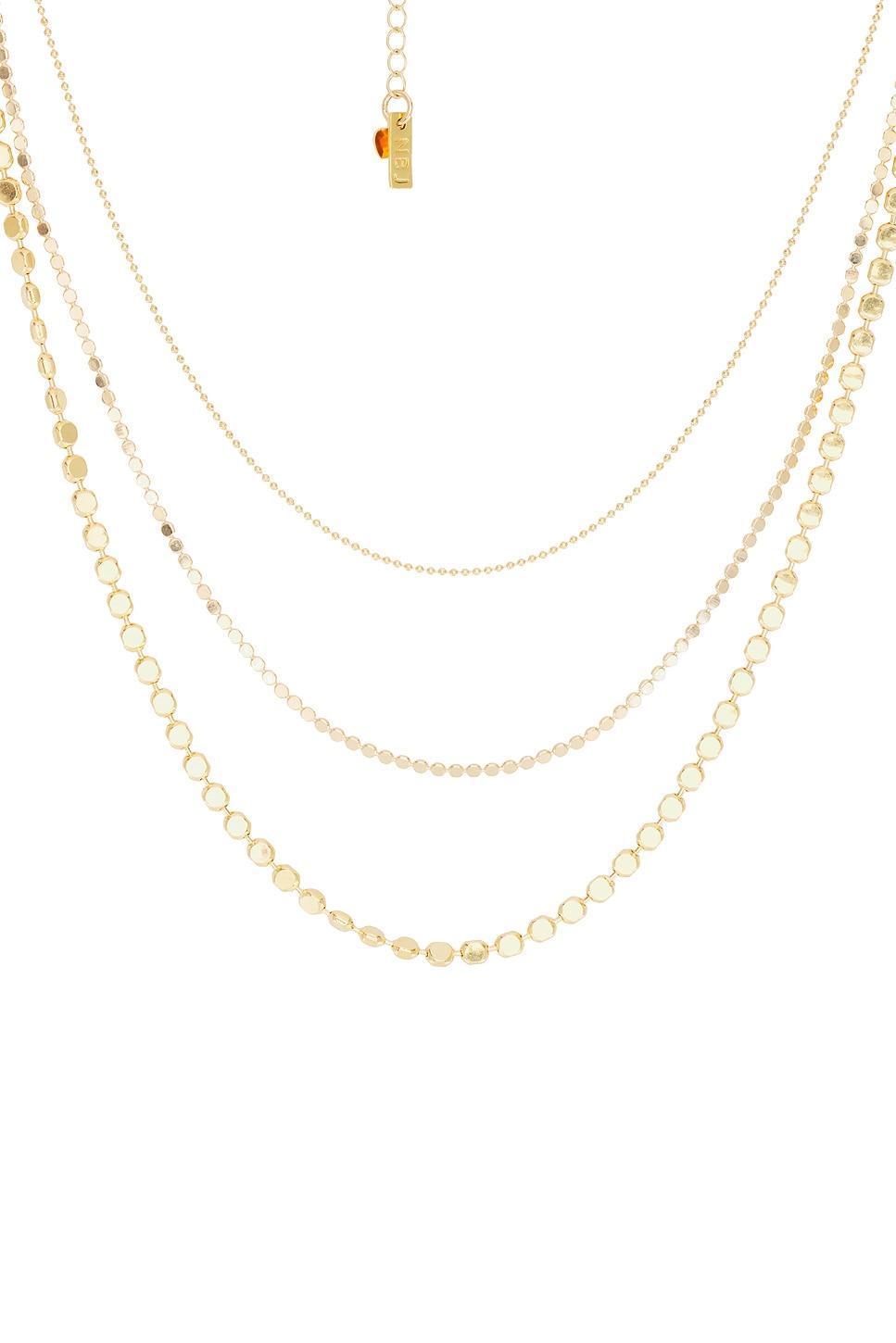 Anya Triple Strand Necklace Natalie B Jewelry Product Image