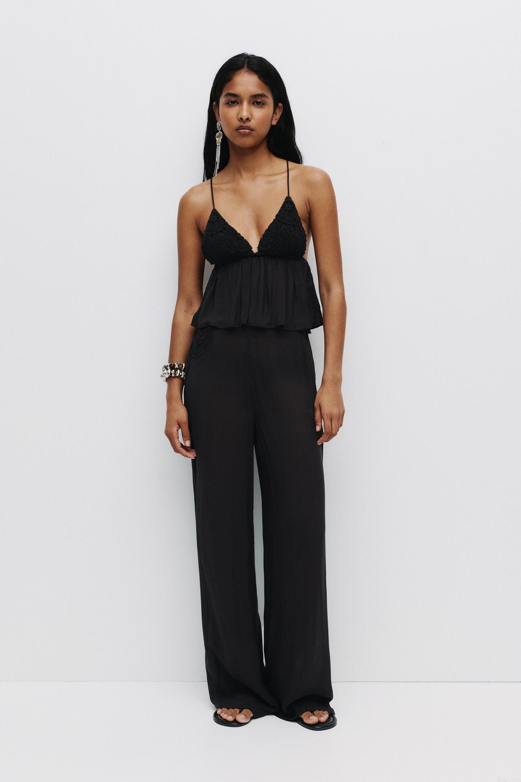 Crochet strappy top Product Image
