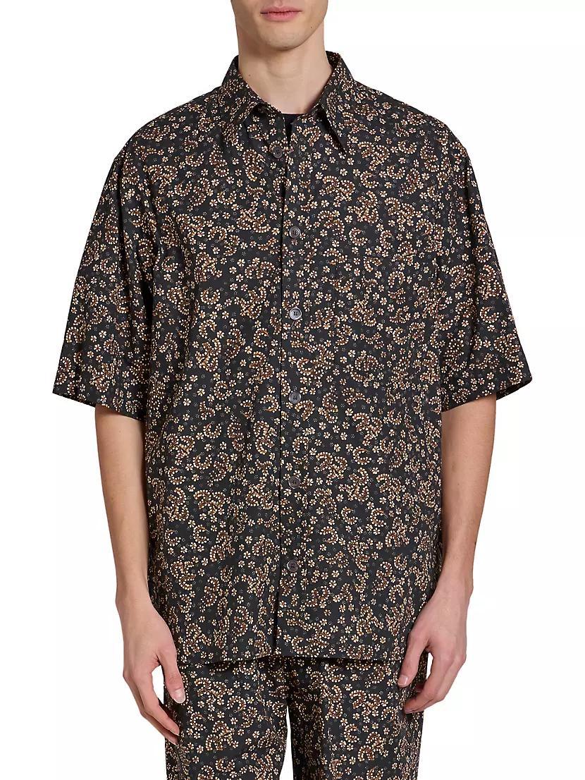 Labilio Floral Button-Front Shirt Product Image
