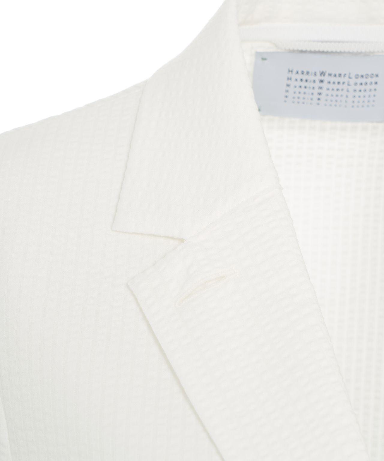 Single-breasted blazer with honeycomb structure Product Image