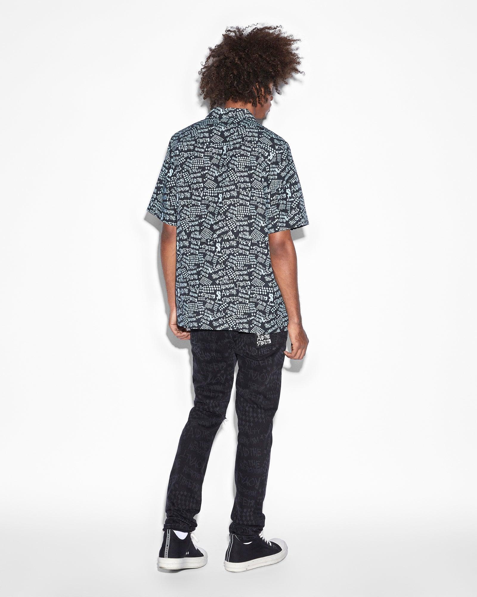HEROISM SS SHIRT BLACK Male Product Image