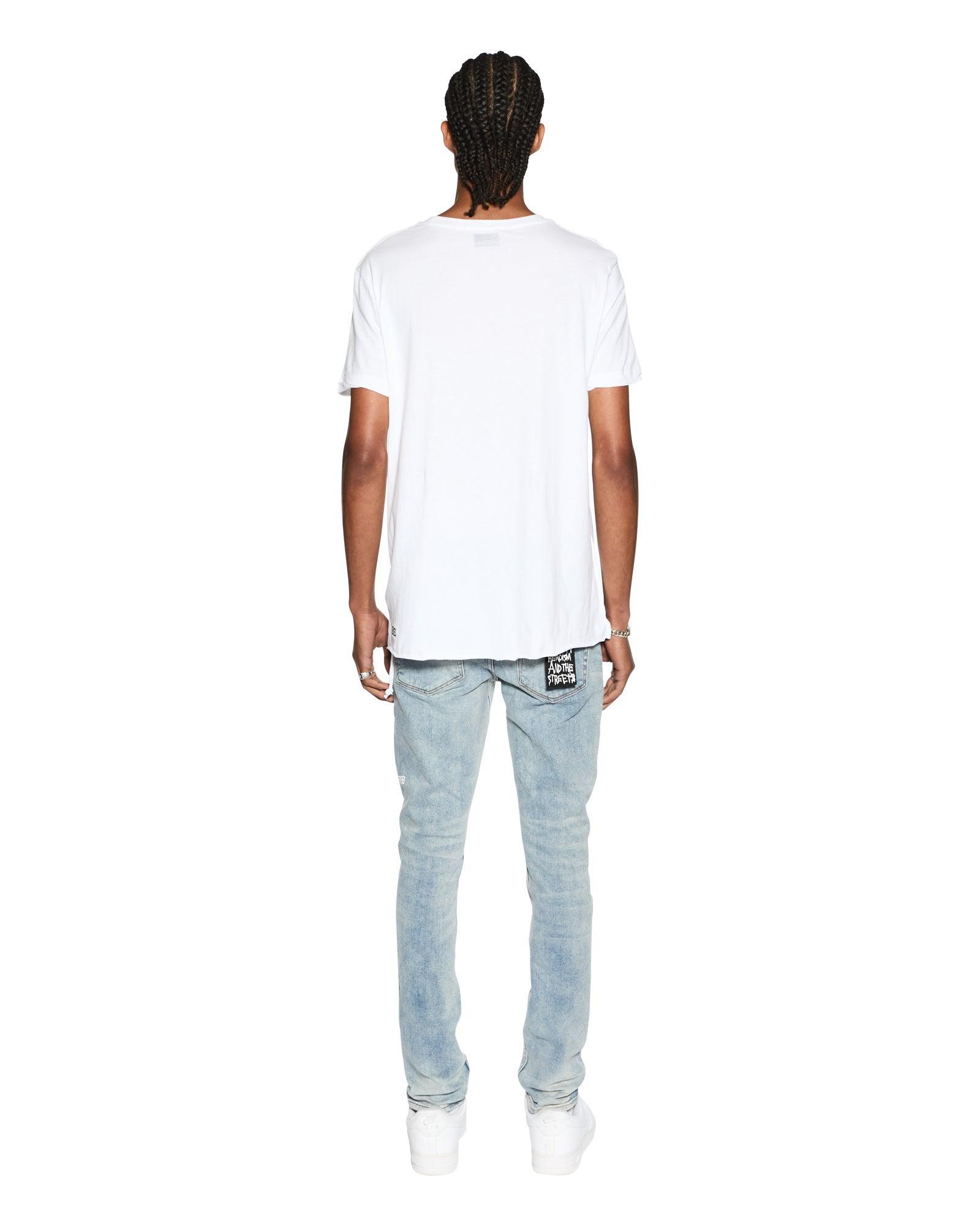 SEEING LINES SS TEE WHITE Male Product Image