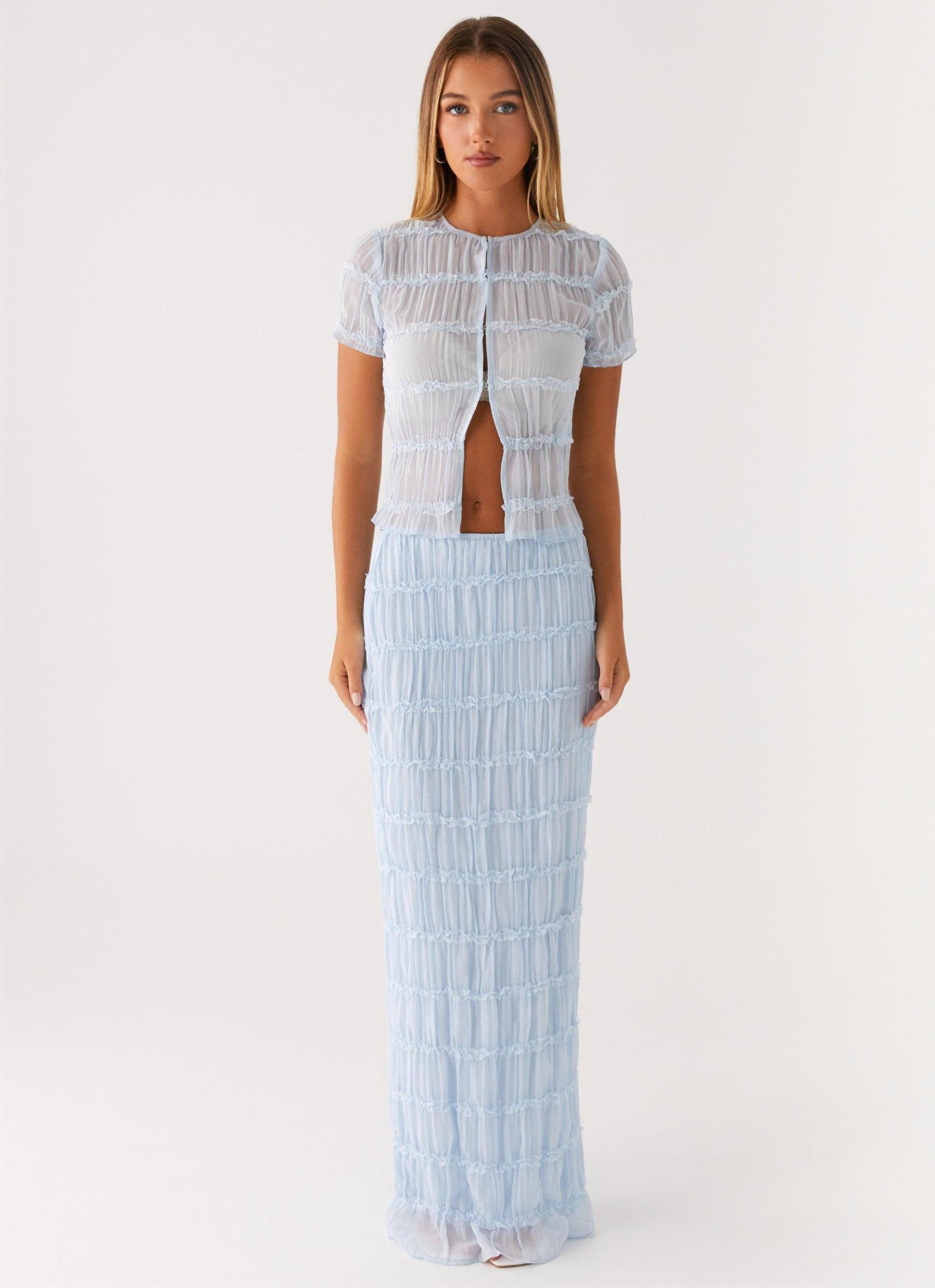 Daydreaming Top - Blue Product Image