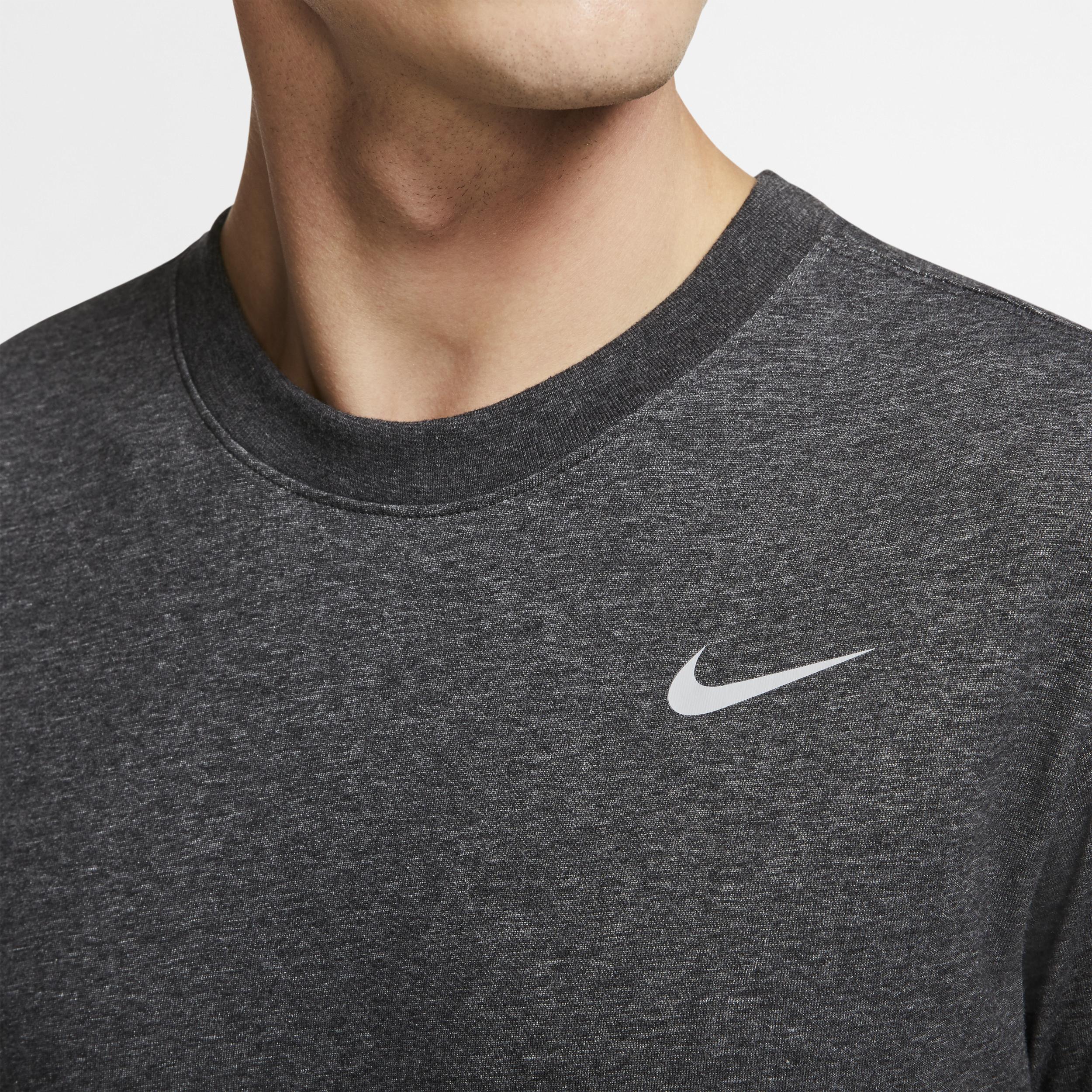 Big & Tall Nike Dri-FIT Training Tee, Men's, Size: 3XL, Black Grey Product Image