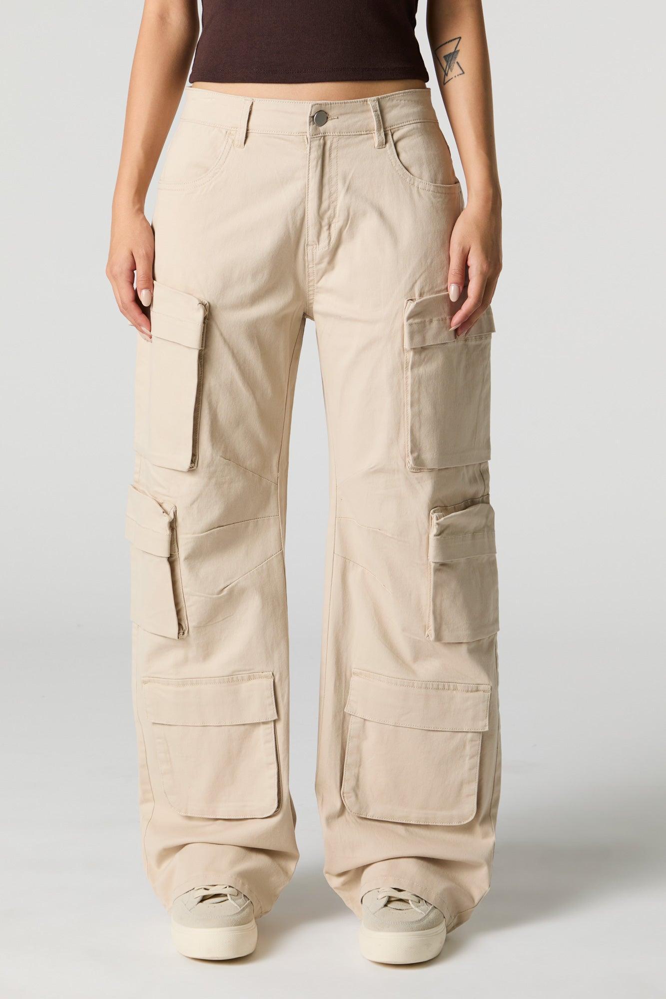 Multi Pocket Straight Leg Cargo Pant Female Product Image
