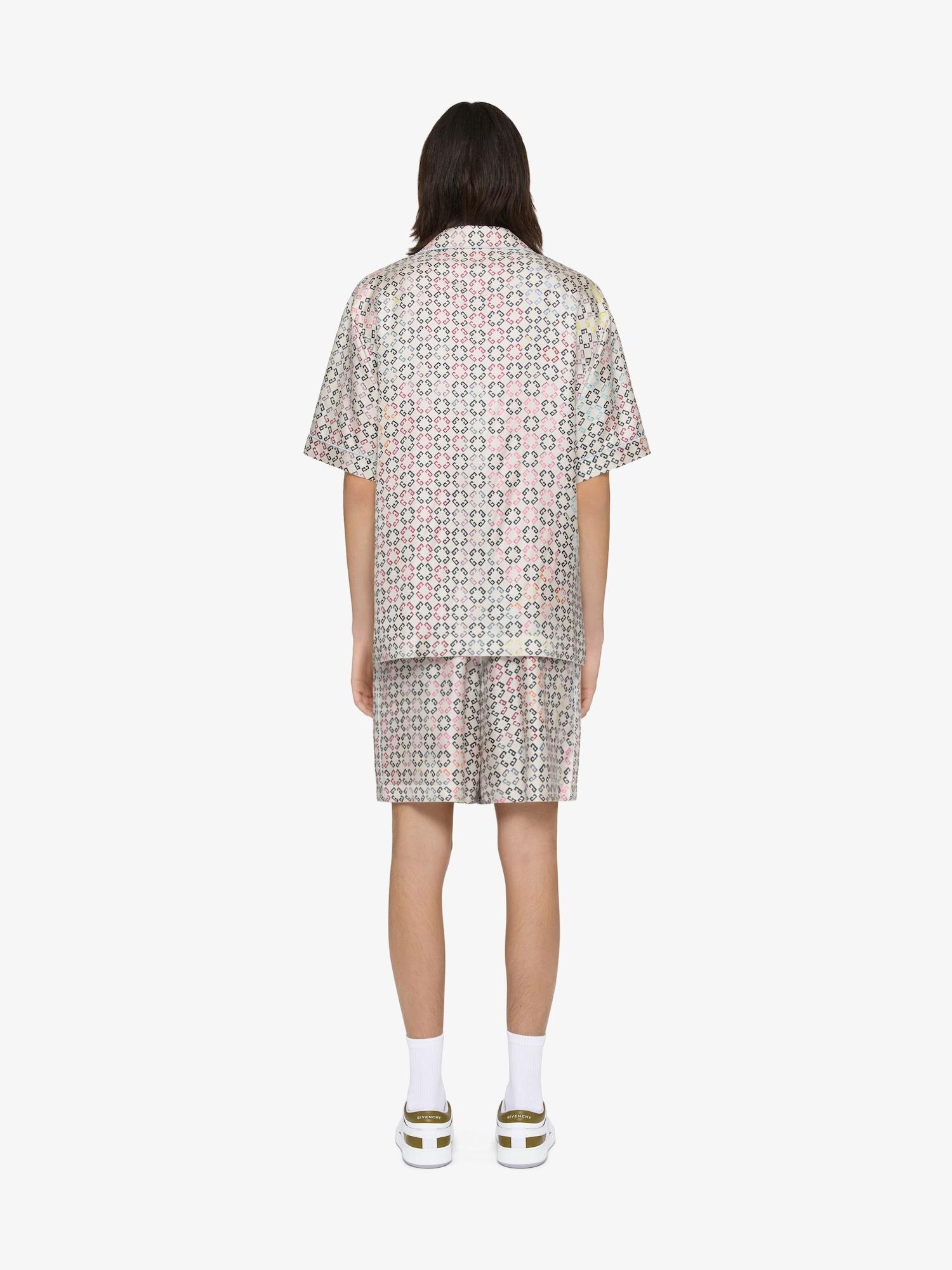 Multicolor pyjamas shorts in monogram 72 silk Product Image