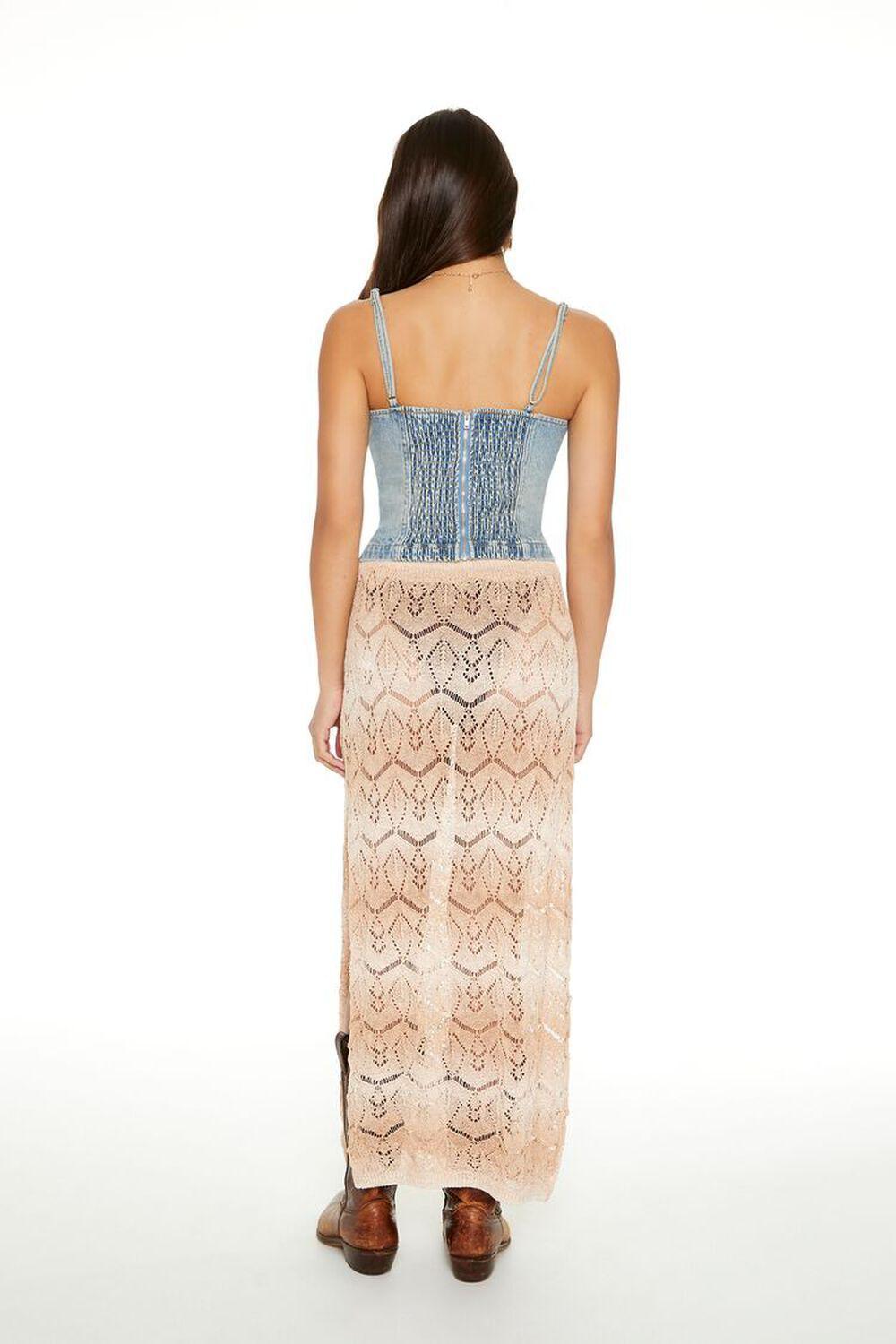 Striped Crochet Maxi Skirt | Forever 21 Product Image
