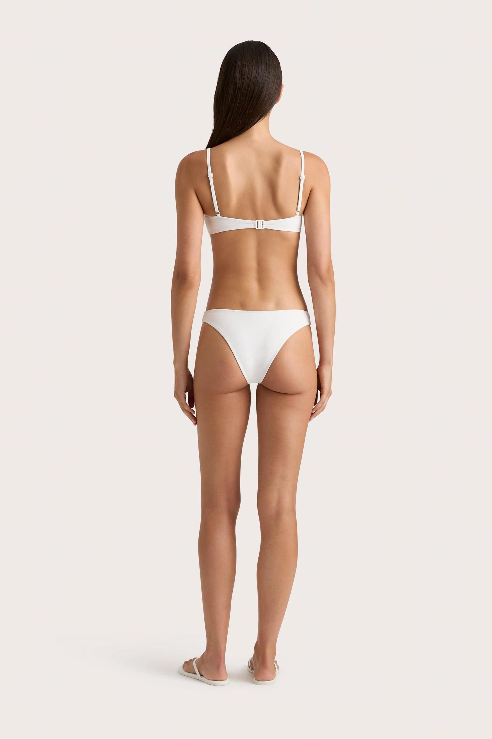 Jean Swim Top White - Final Sale Product Image