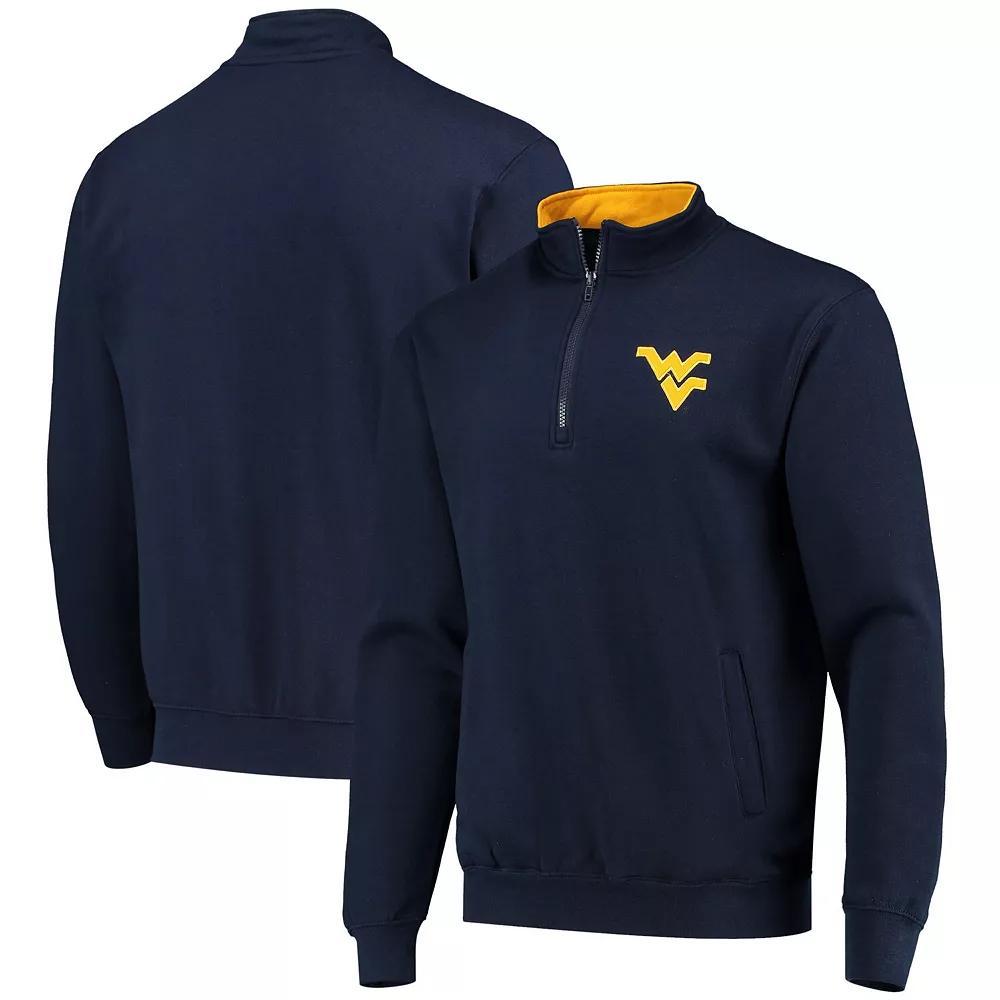 Men's Colosseum Navy West Virginia Mountaineers Tortugas Logo Quarter-Zip Jacket, Size: 2XL, Blue Product Image