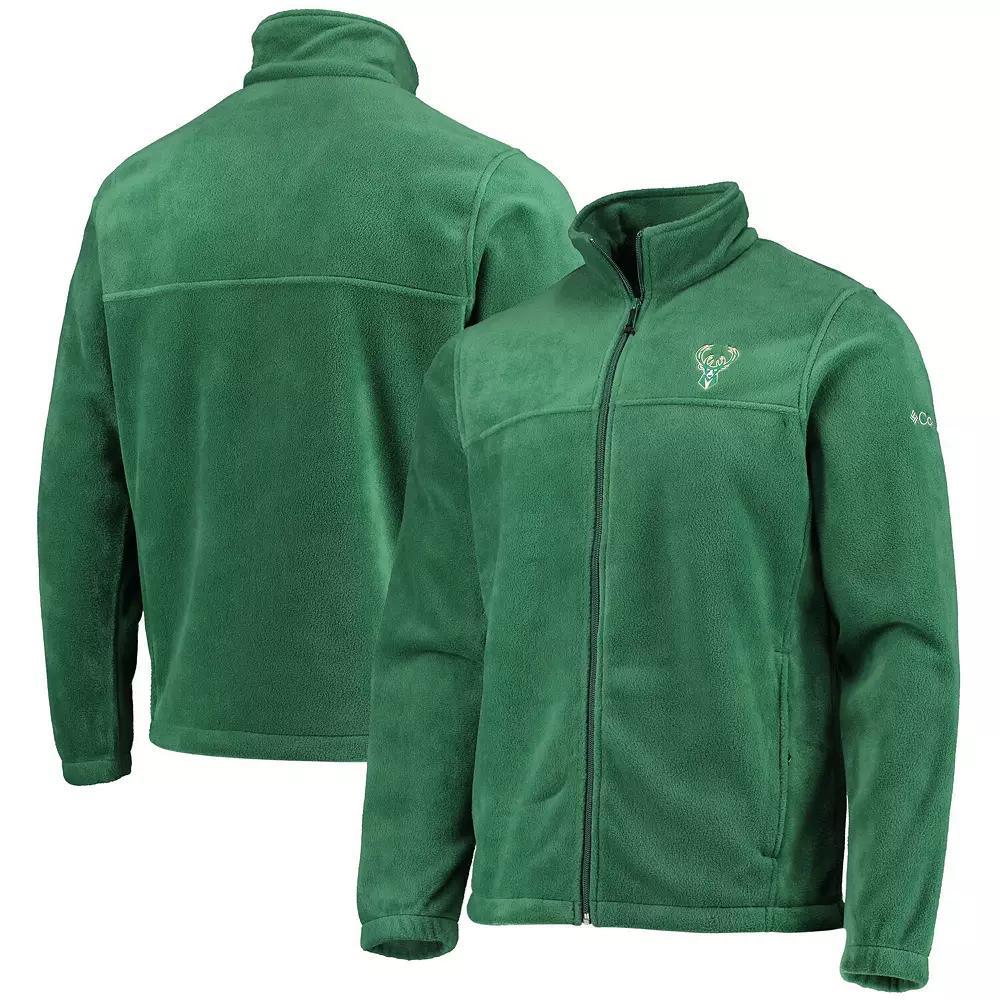 Men's Columbia Milwaukee Bucks Hunter Green Flanker Full-Zip Jacket, Size: Medium, Team Product Image