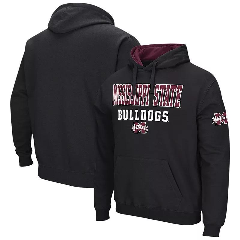 Men's Colosseum Black Kansas State Wildcats Sunrise Pullover Hoodie, Size: Large Product Image