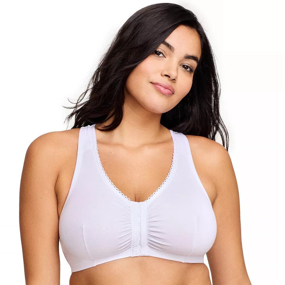 Plus Size Glamorise Full-Figure Complete Comfort Wire-free Cotton T-Back Bra 1908, Women's, Size: 40 Dd/Ddd, Cafe Product Image