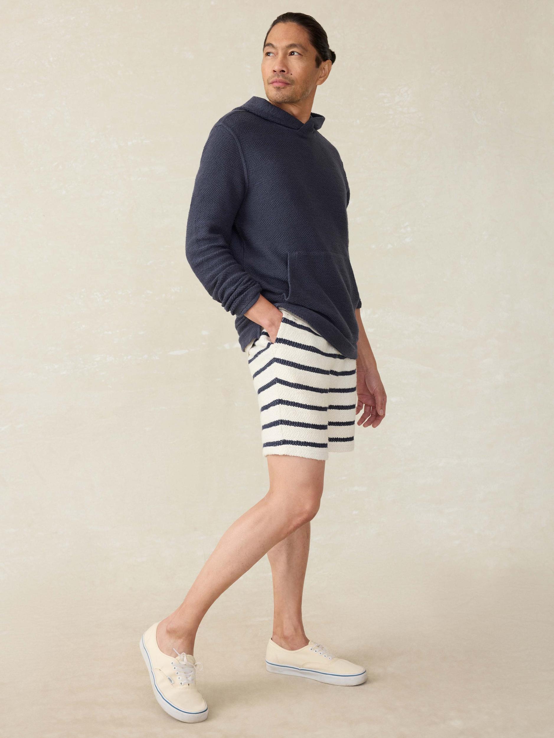 Whitewater Sweatshort - Boothbay Stripe Product Image