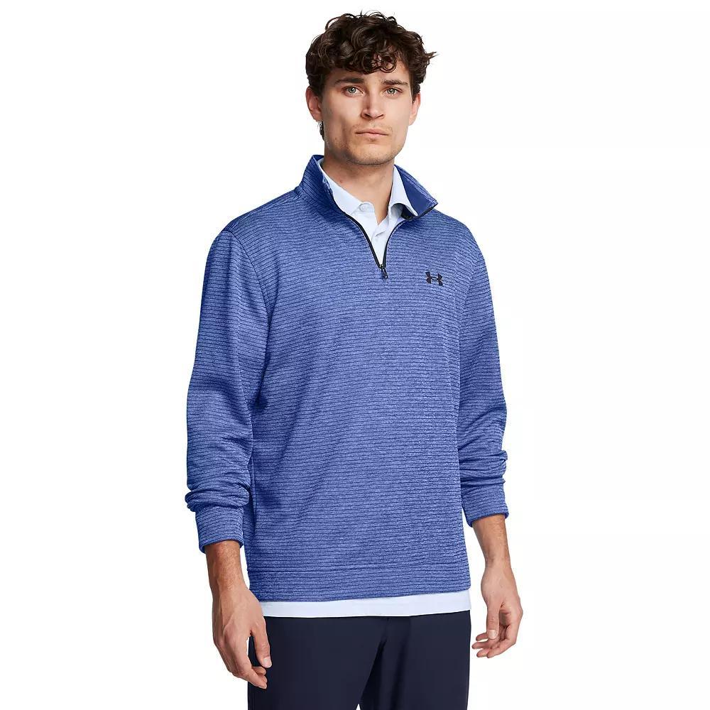 Big & Tall Under Armour Storm Quarter Zip Fleece, Men's, Size: 3XL Tall, Tech Blue Product Image