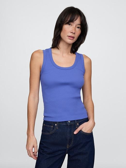 Rib Scoop Tank Top Product Image