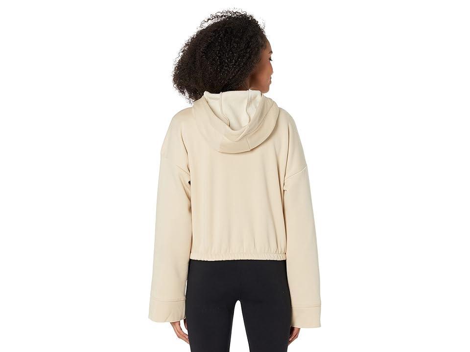 Juicy Couture Branded Front Hoodie (Sandcastle) Women's Clothing Product Image