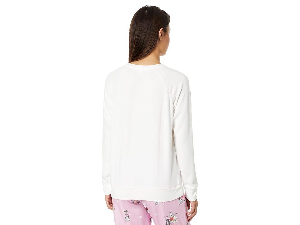 P.J. Salvage Rescues Are My Favorite Breed Pullover (Ivory) Women's Clothing Product Image