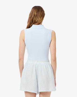 Oversized Striped Linen Shirt Product Image