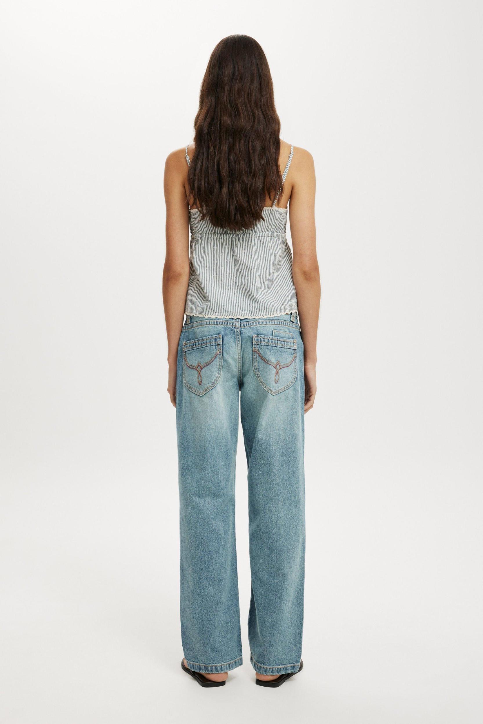 Low Rise Straight Jean Product Image