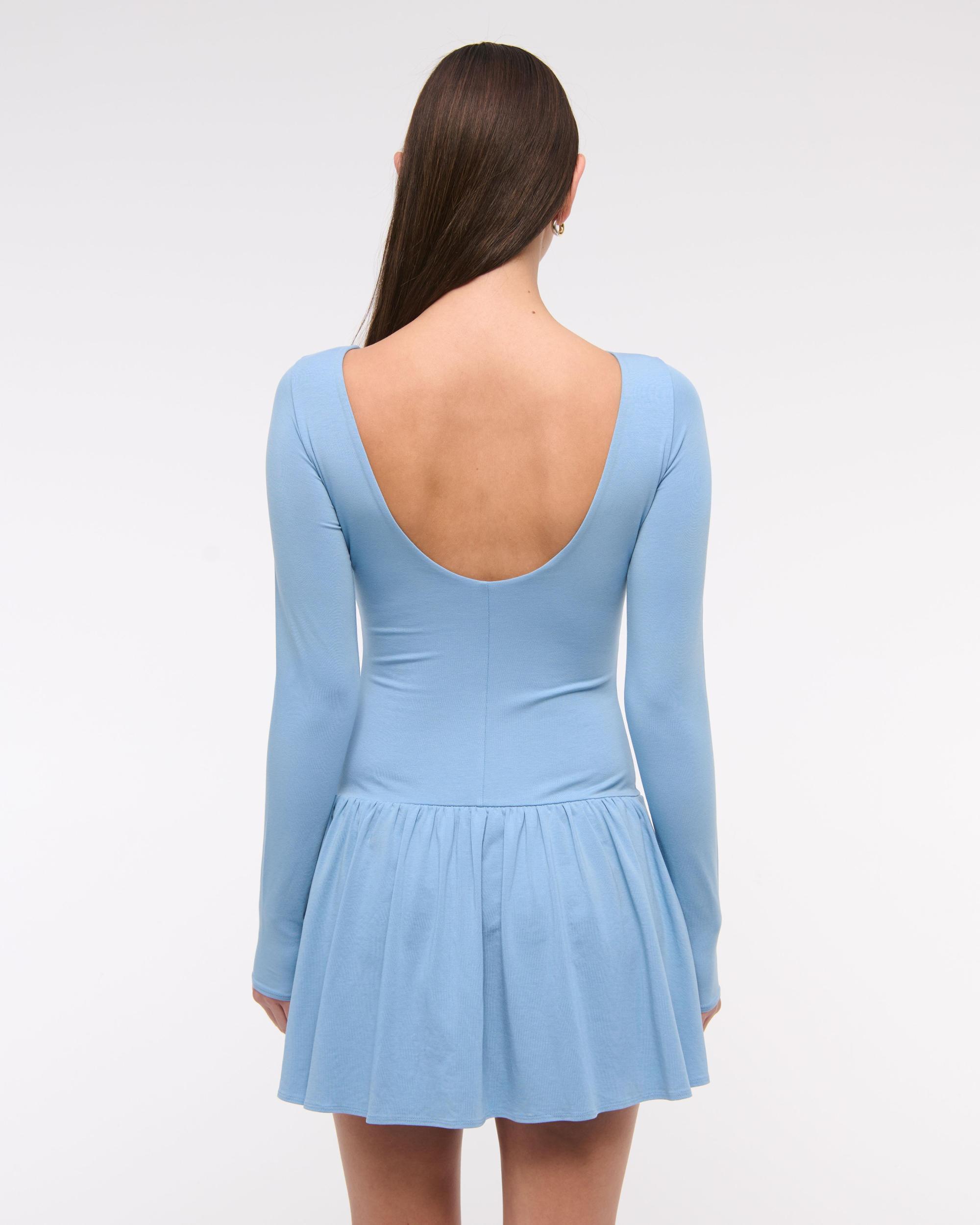 Drop-Waist Knit Skort Product Image