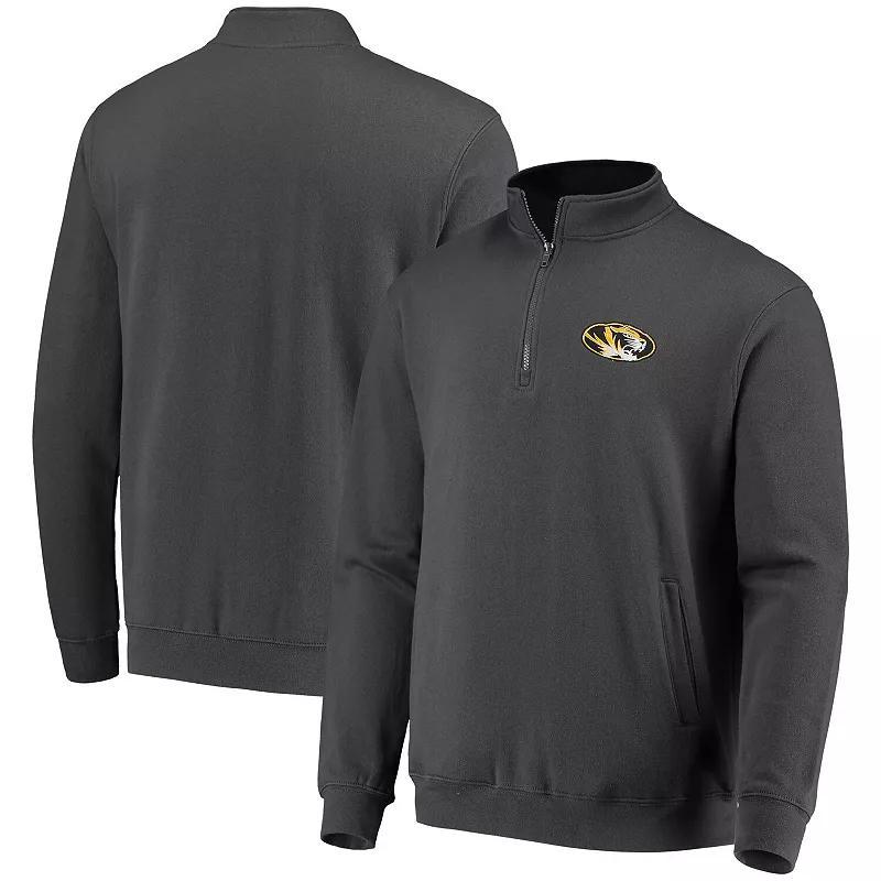 Mens Colosseum Charcoal Missouri Tigers Tortugas Logo Quarter-Zip Jacket Product Image