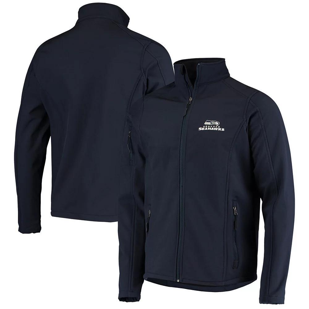 Men's Dunbrooke Navy Seattle Seahawks Sonoma Softshell Full-Zip Jacket, Size: Large, Blue Product Image