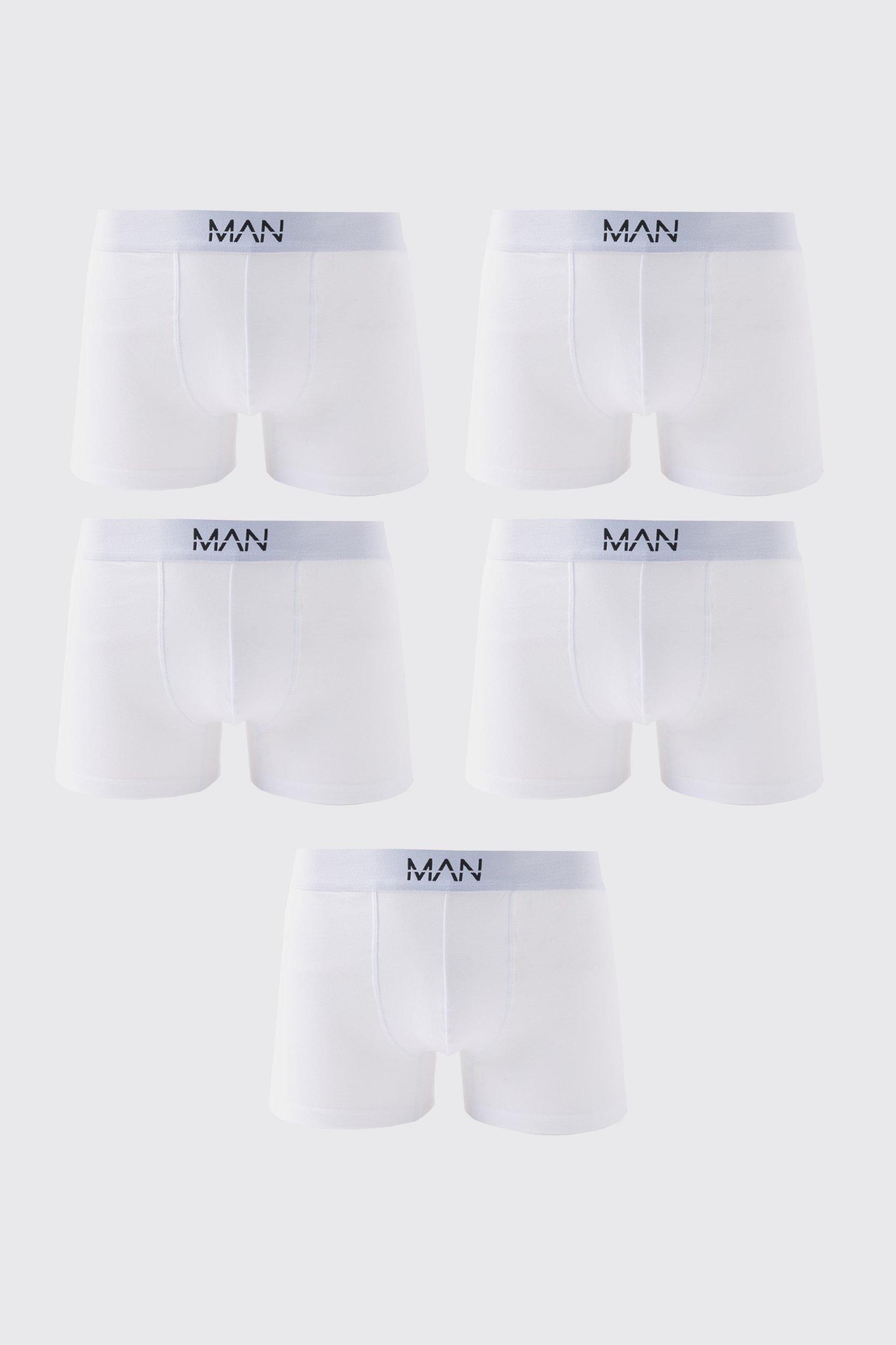 Mens 5 Pack Man Trunks - Black Product Image