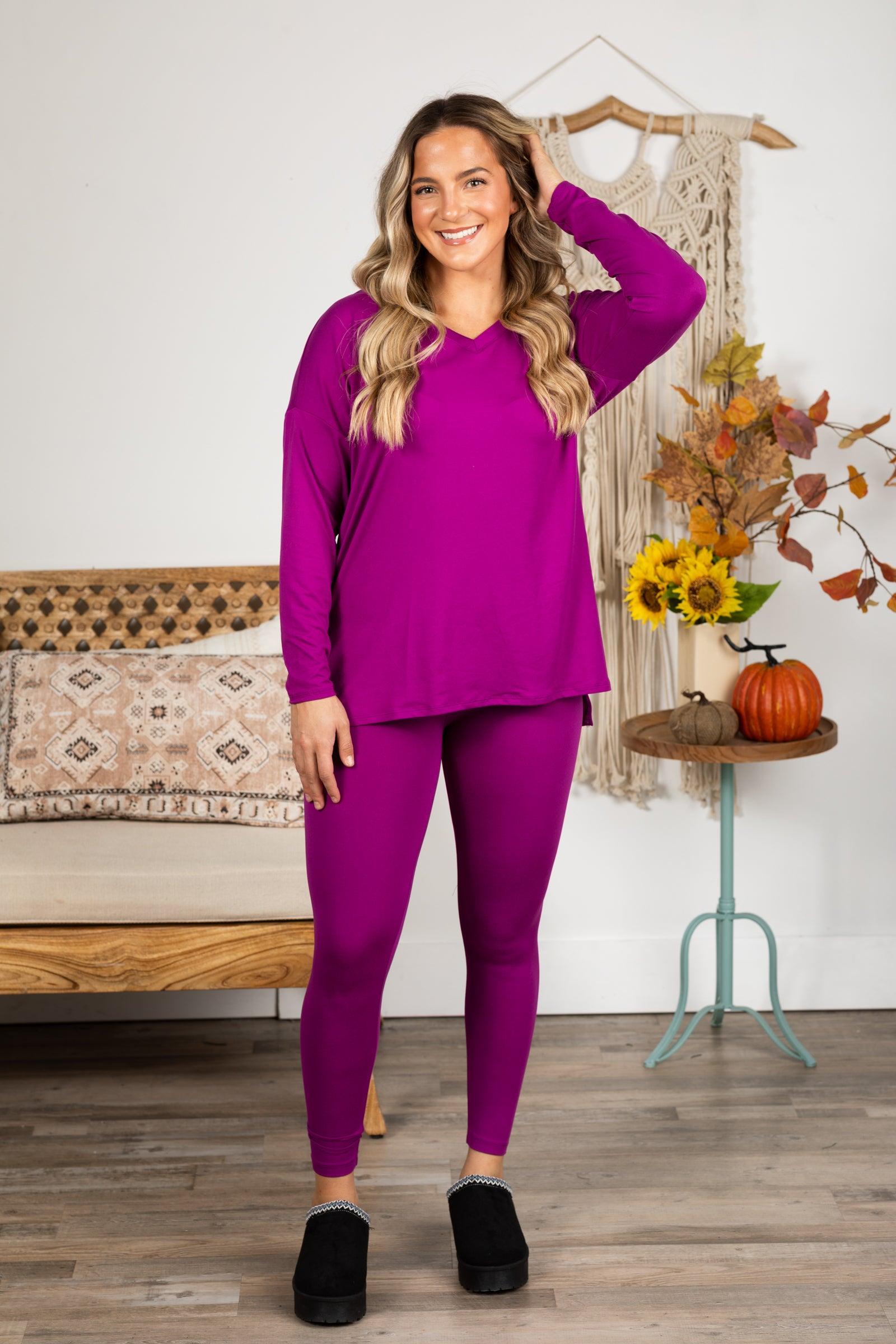 Long Sleeve Top And Legging Set Product Image