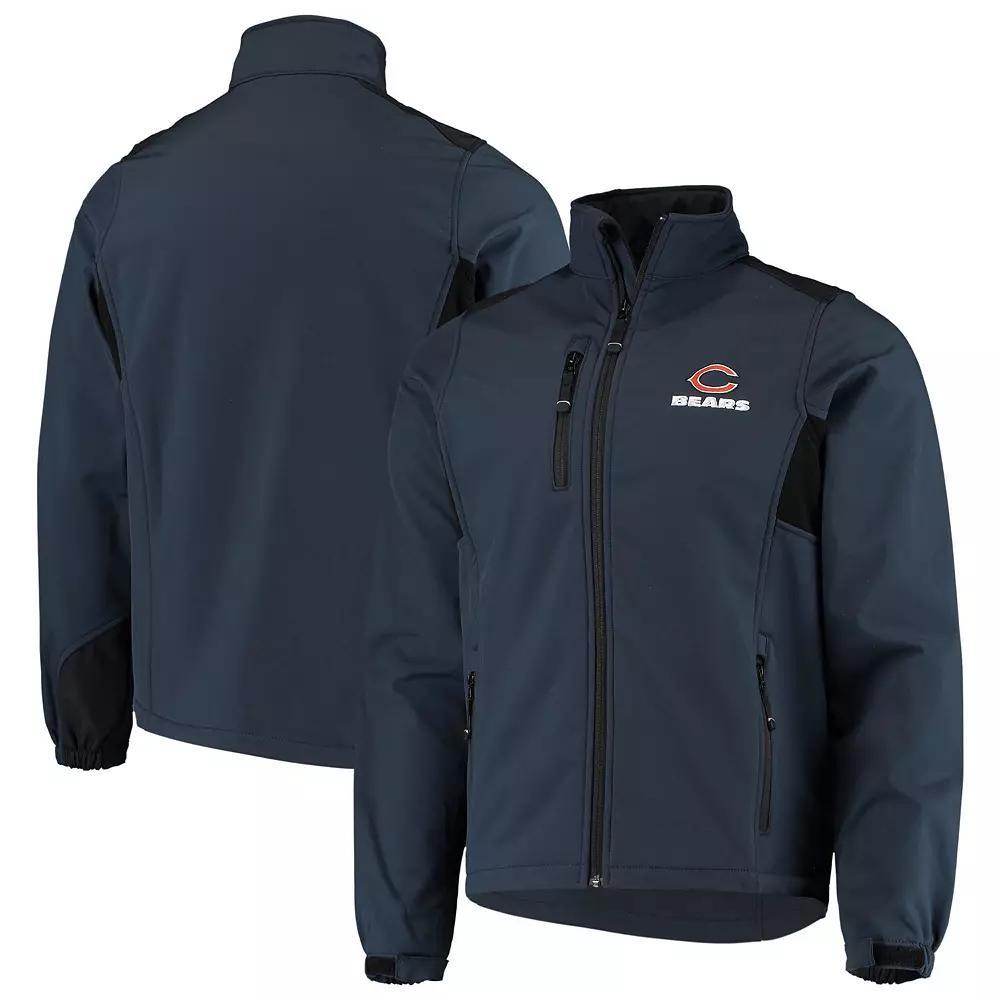 Men's Dunbrooke Navy New England Patriots Circle Softshell Fleece Full-Zip Jacket, Size: 5XL, Blue Product Image