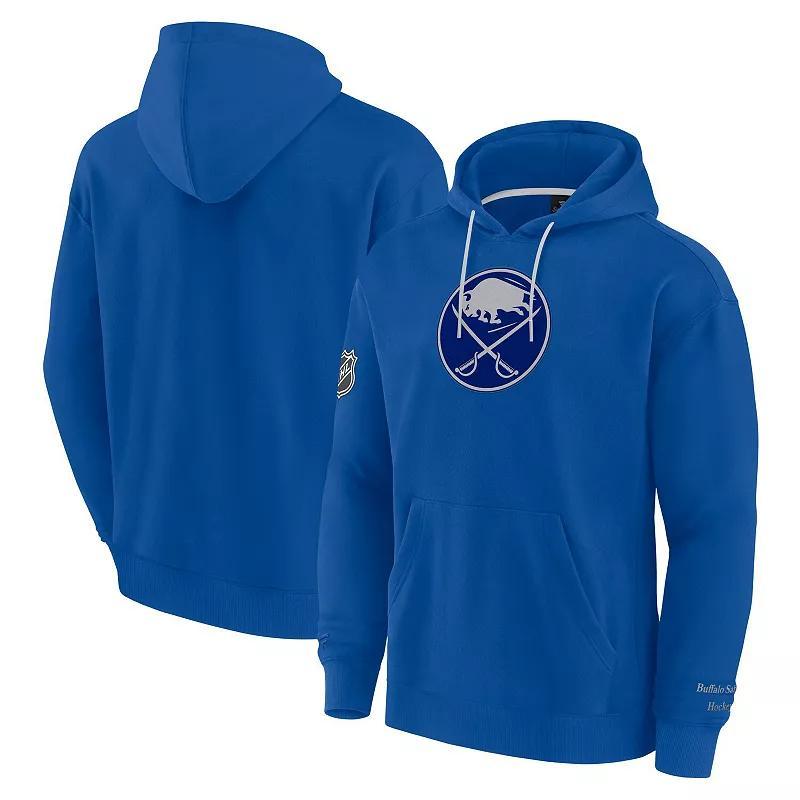 Men's Fanatics Navy Buffalo Sabres Future Ground Info Pullover Hoodie, Size: 4XL, Blue Product Image