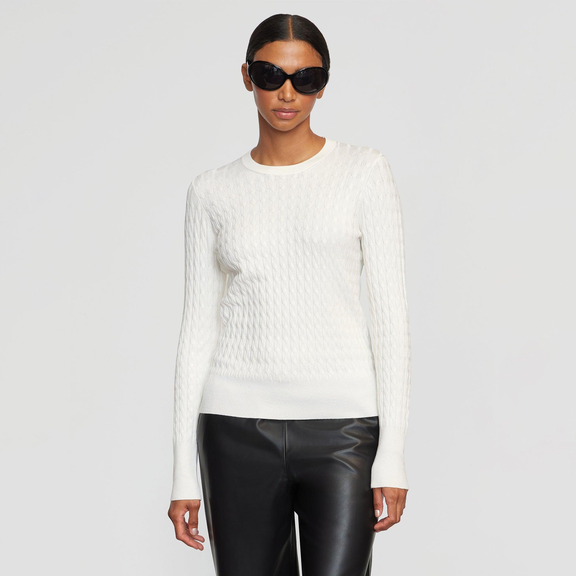 Rania Lightweight Cable Sweater Product Image