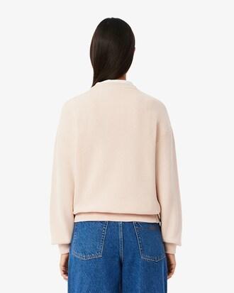 Moss Stitch Cotton Sweater Product Image