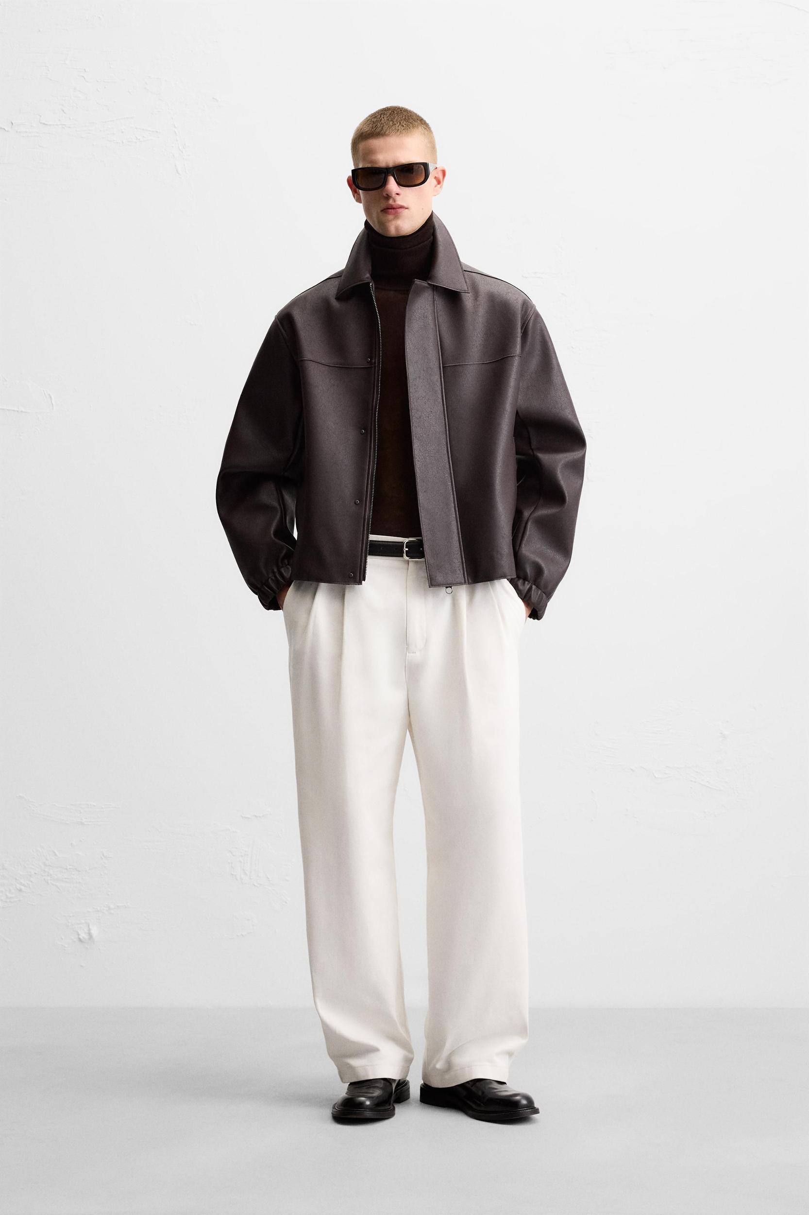 FAUX LEATHER JACKET Product Image