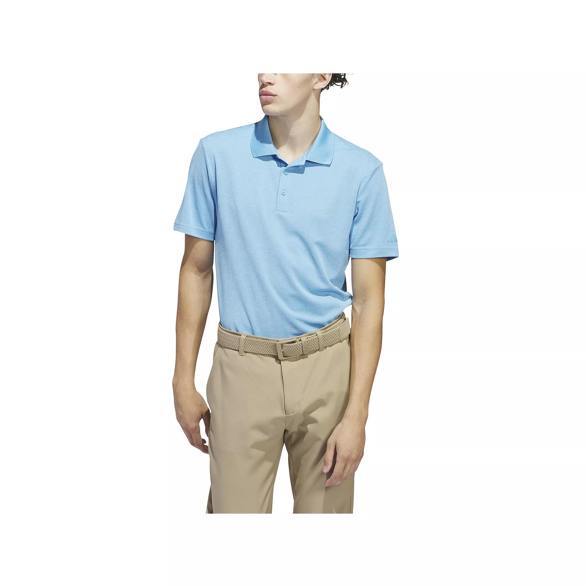 Mens adidas Adi Performance Heather Golf Polo Product Image