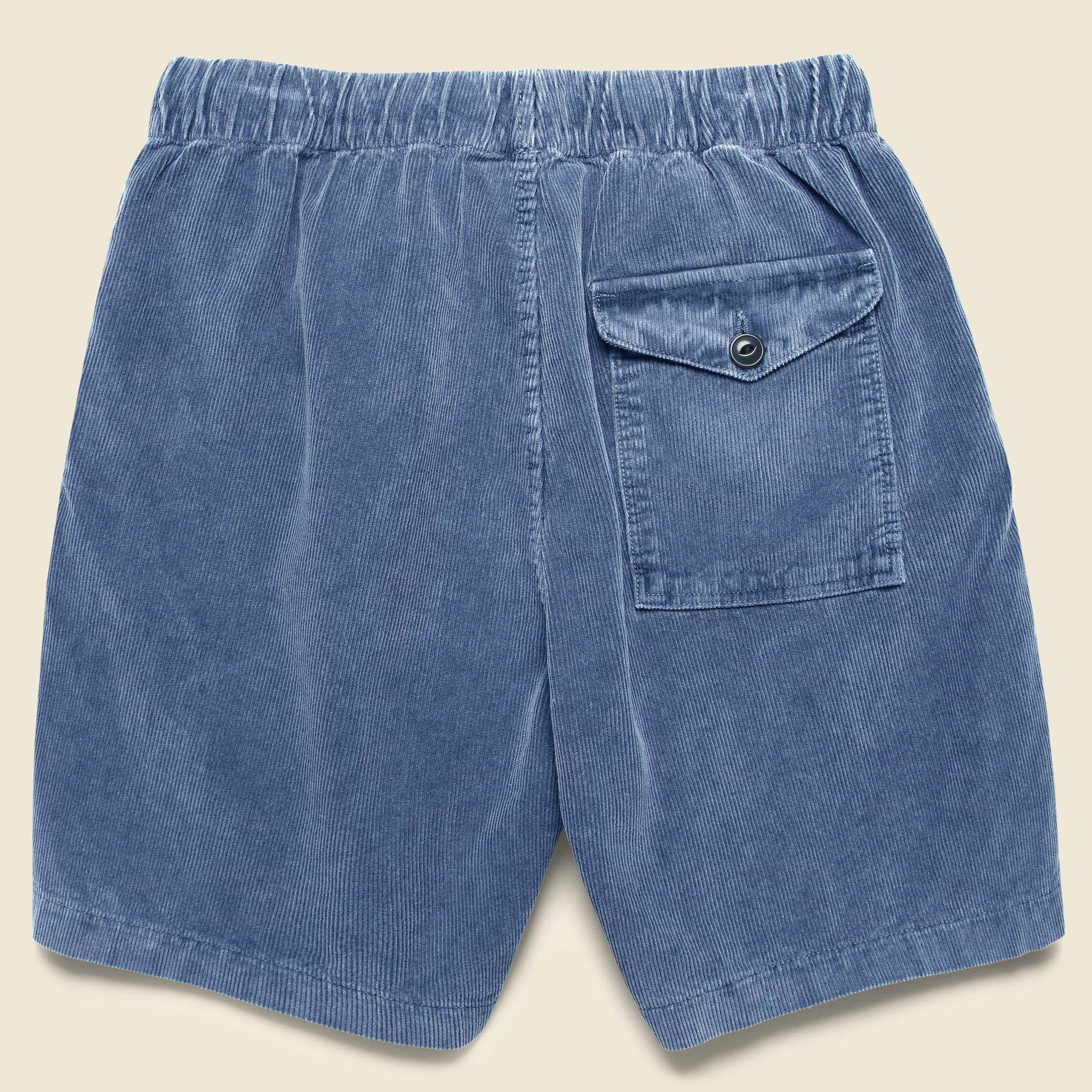 6" Corduroy Easy Short - Union Blue Product Image