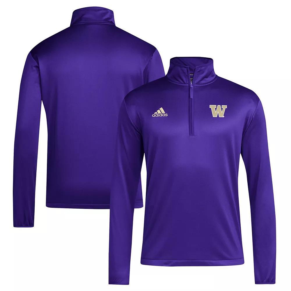 Men's adidas Green Miami Hurricanes 2024 Coaches Sideline Quarter-Zip Top, Size: Medium Product Image