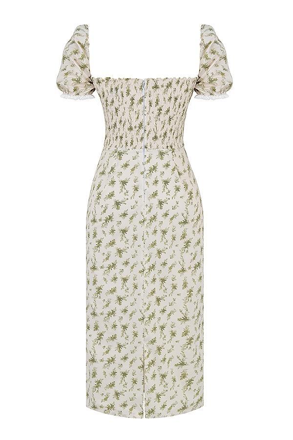 Bellucci Garden Print Shirred Sundress Product Image