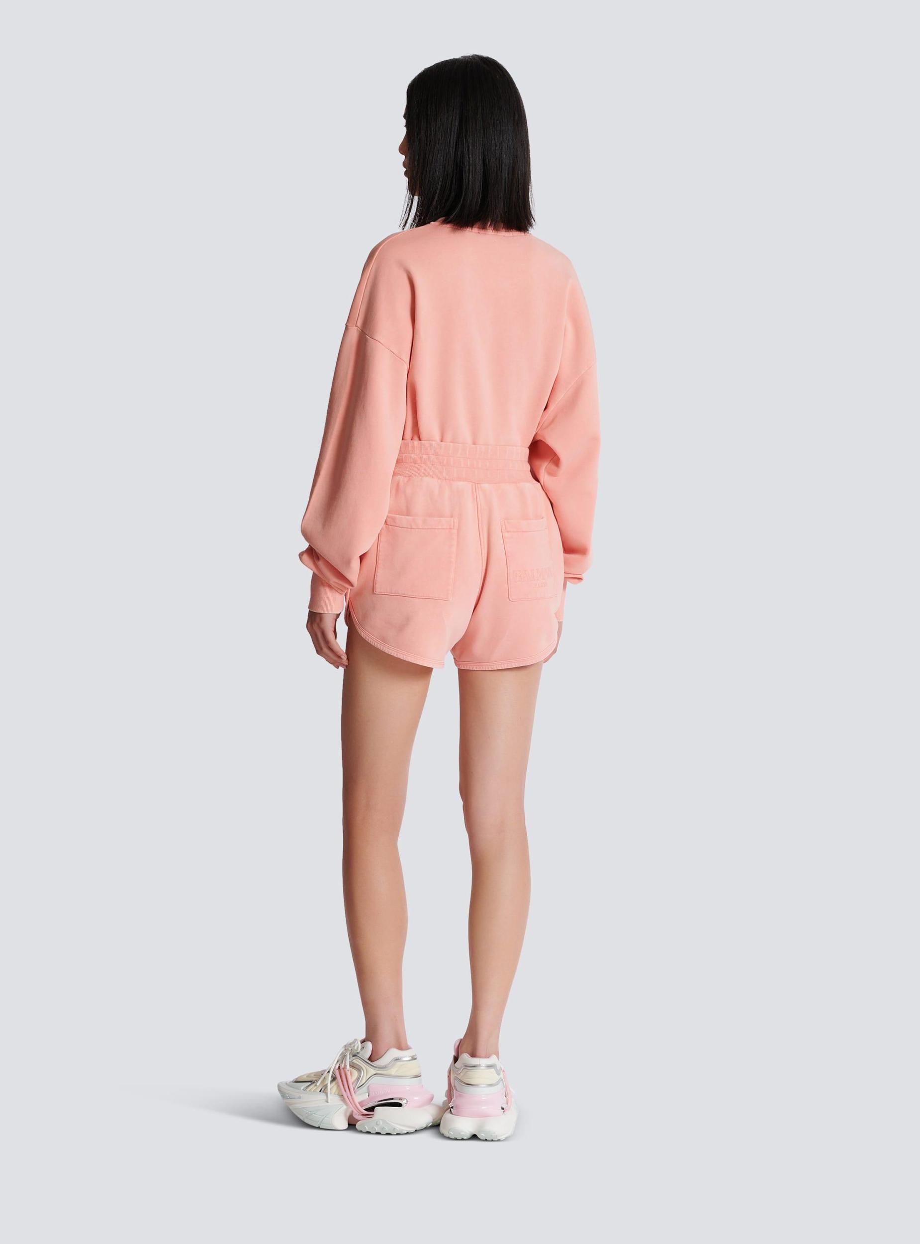 Shorts with Vintage Balmain embroidery Product Image