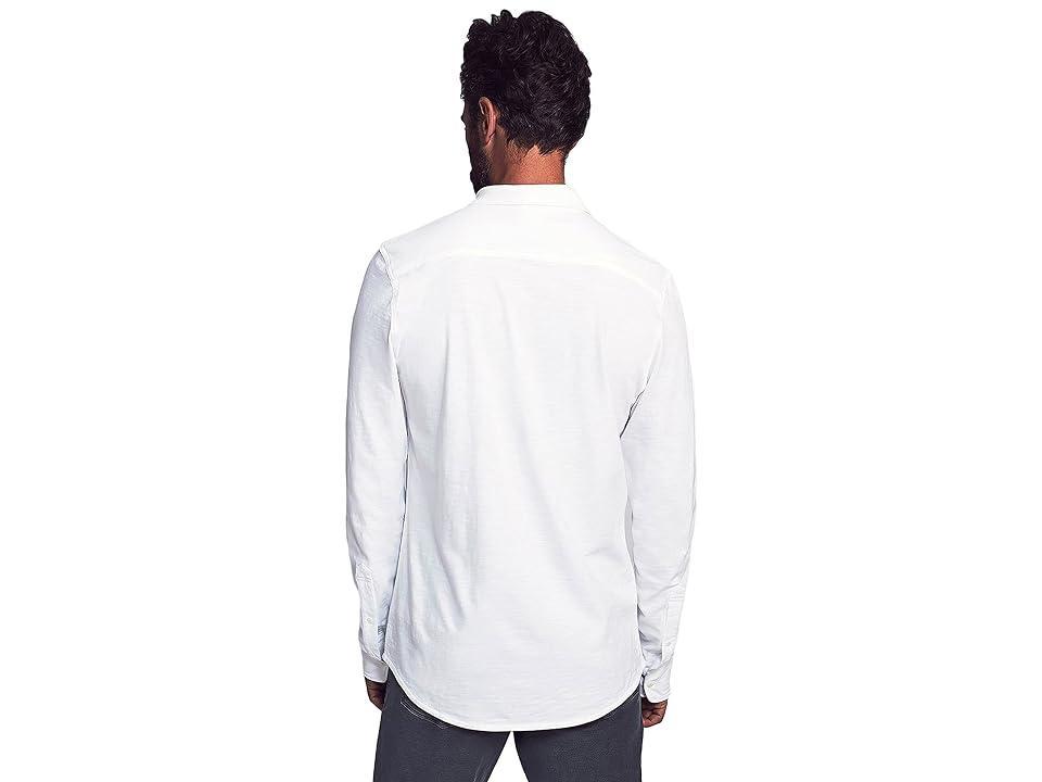 Faherty Seasons Regular Fit Long Sleeve Cotton Knit Button Down Shirt Product Image
