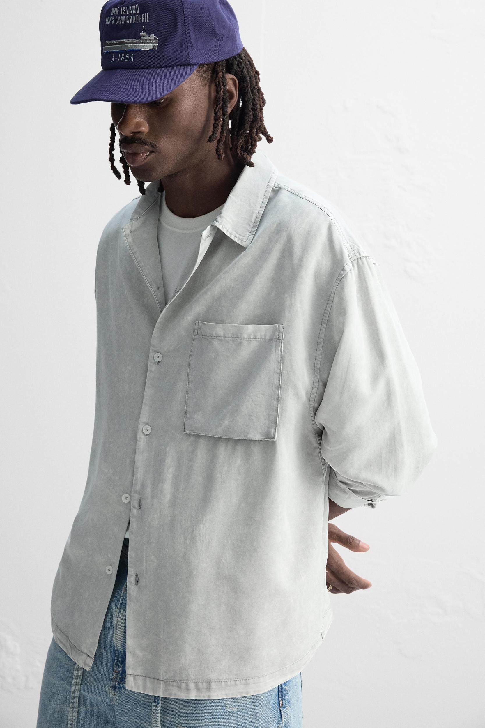 WASHED LYOCELL SHIRT Product Image