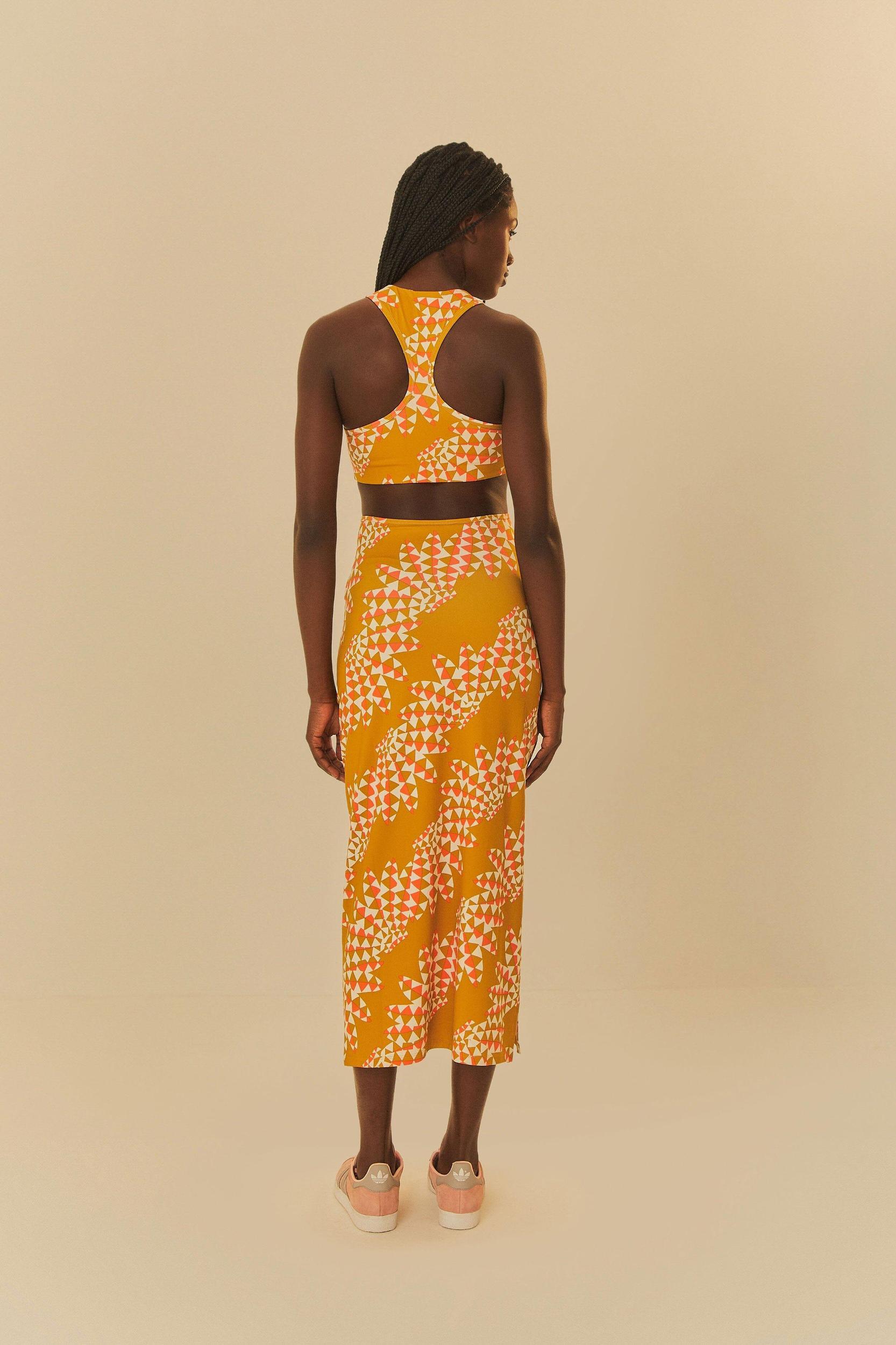 Adidas Farm Psychedelic Wave Green Dress, GREEN / XS Product Image