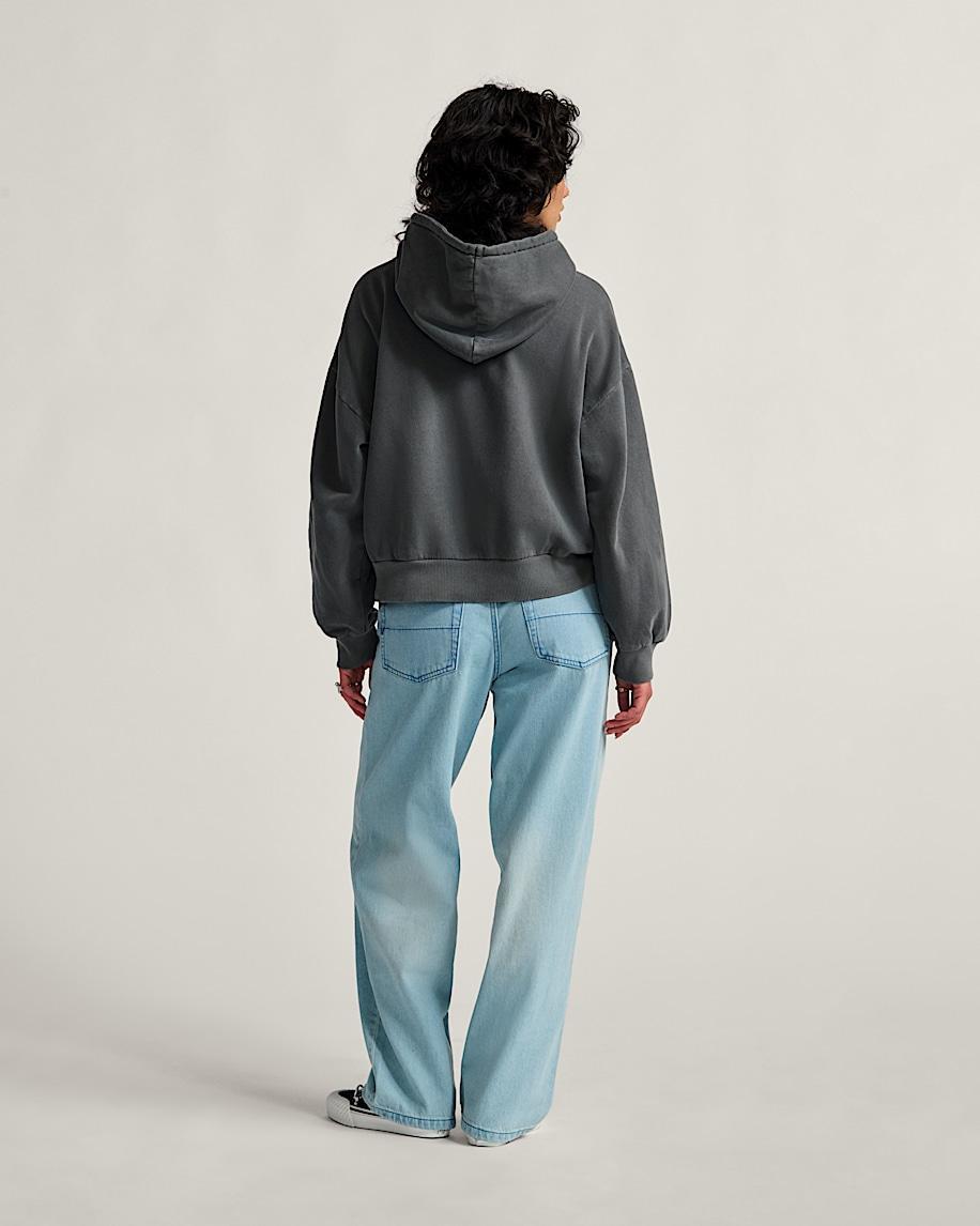 Check-5 Baggy Denim Pants in Light Stonewash Grey| Vans US Product Image