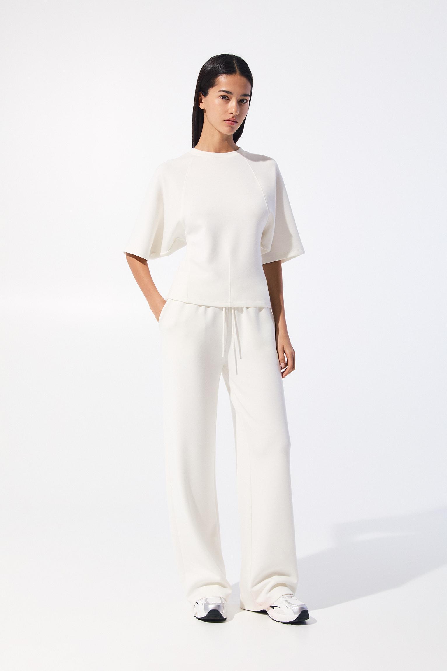 Soft touch short sleeve sweatshirt Product Image