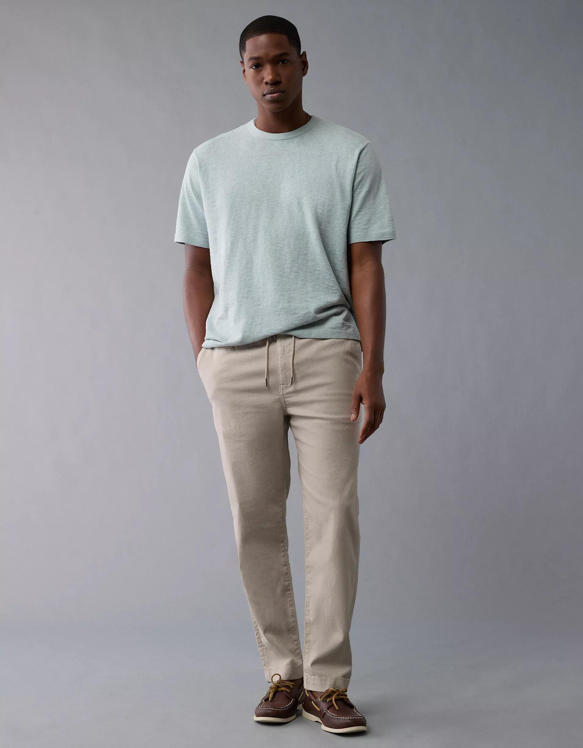 AE Flex Linen-Blend Athletic Fit Pull-On Pant Product Image