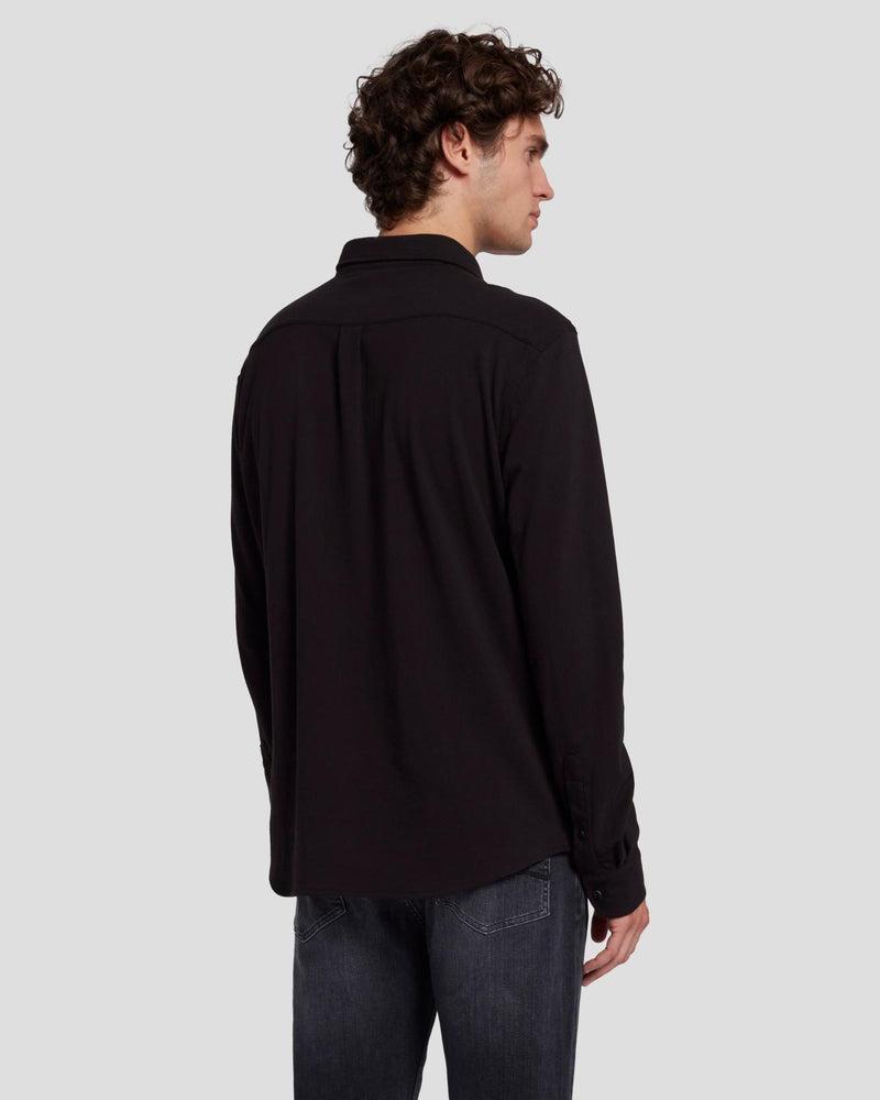 Pique Knit Button Down Product Image