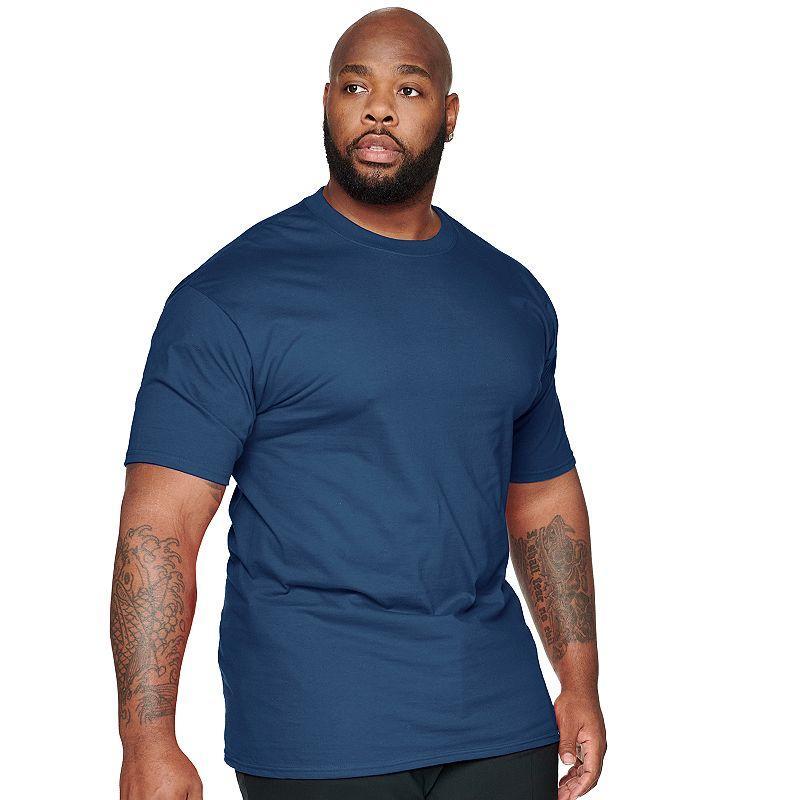 Big & Tall Hanes® Beefy-T Tee, Men's, Size: 3XL Tall, Black Product Image