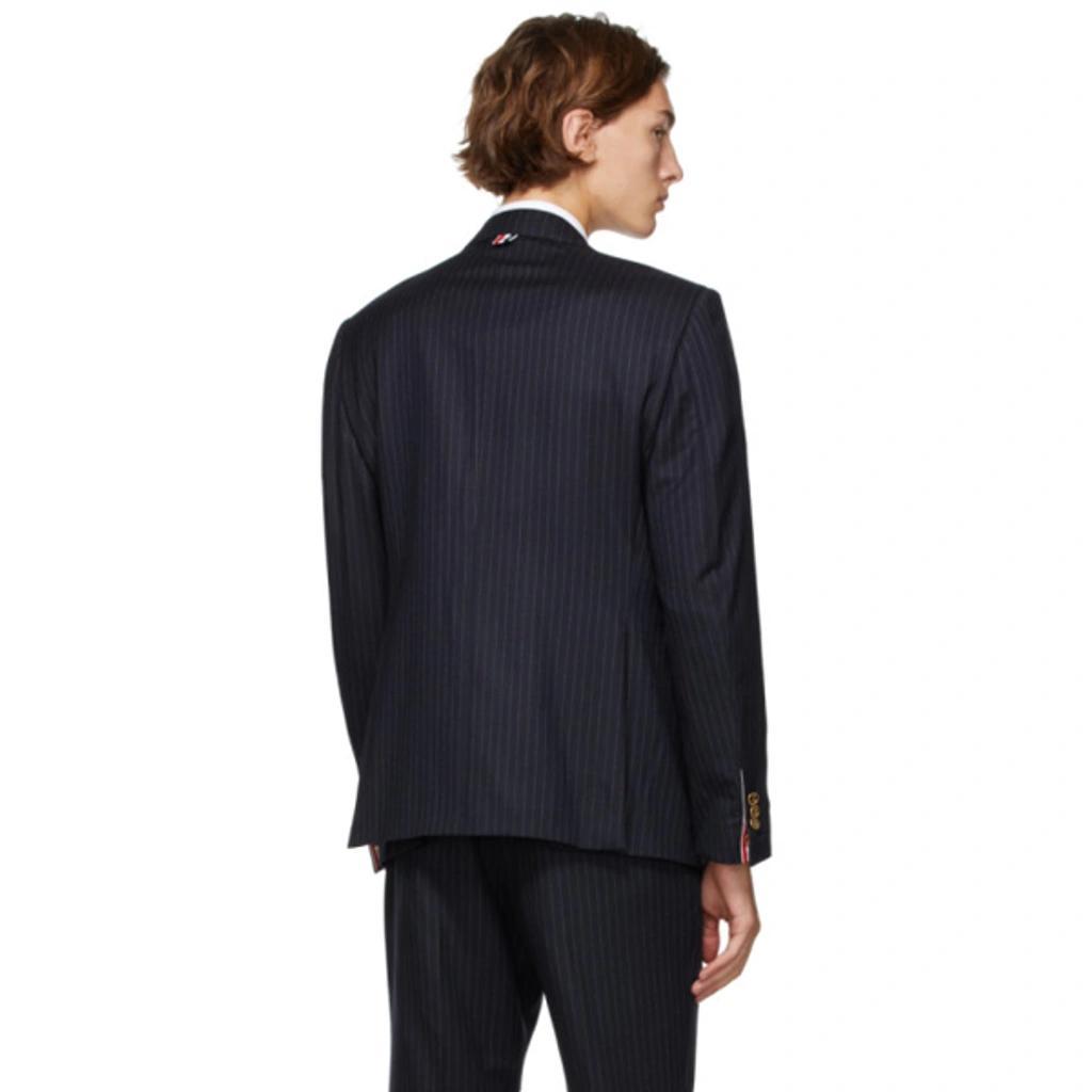 THOM BROWNE Navy Stripe Classic Blazer Product Image